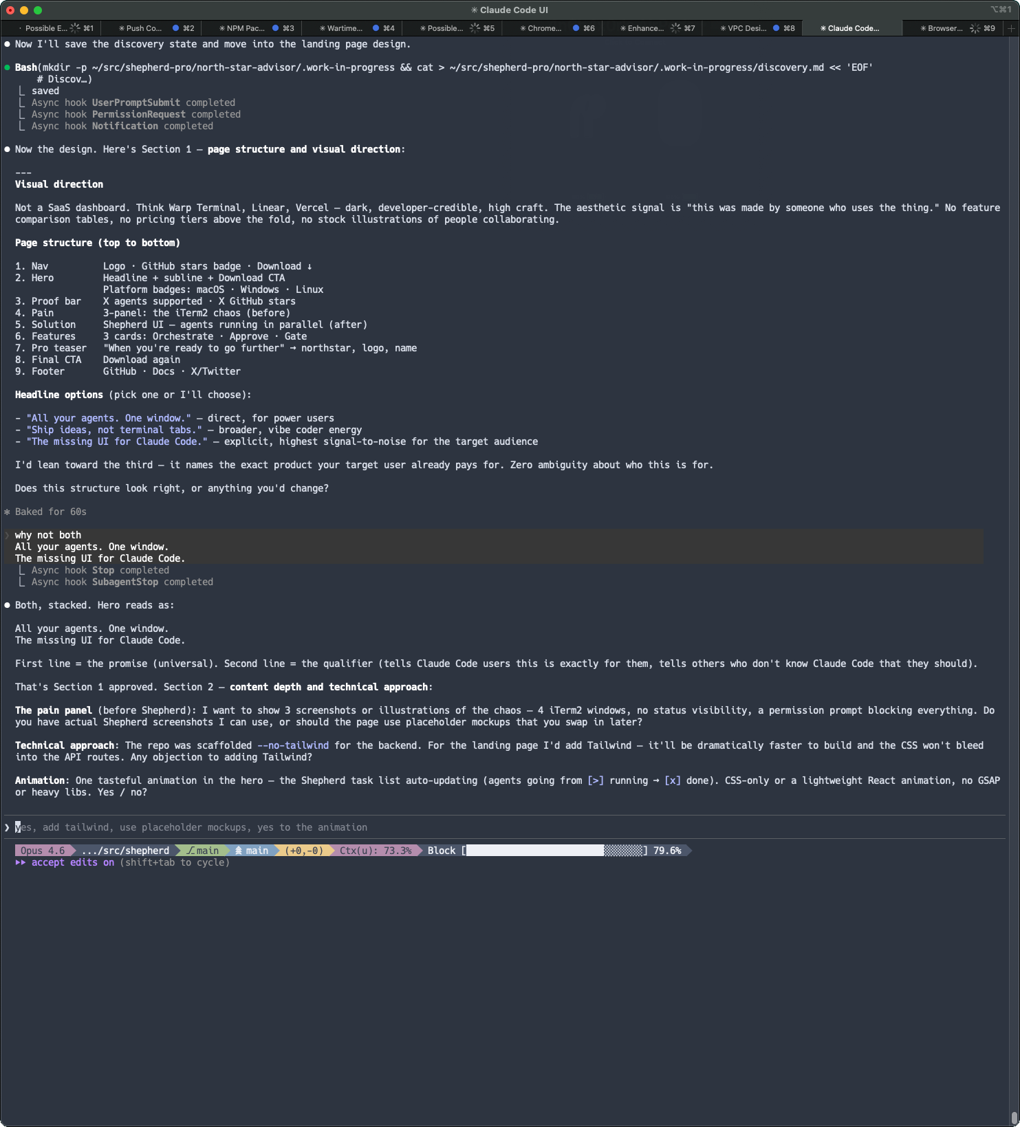 Too many terminal tabs — the problem Shepherd solves